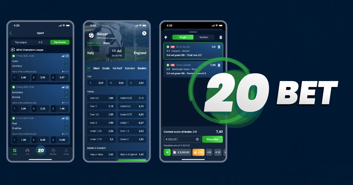 20Bet App Kép