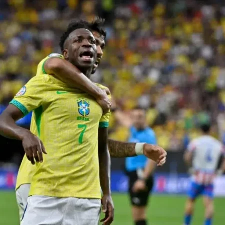 Brasil brilha na Copa América com goleada sobre o Paraguai liderada por Vini Jr.